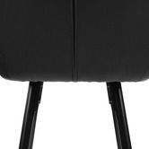 Temple &amp; Webster 62cm Frankie Faux Leather Barstools