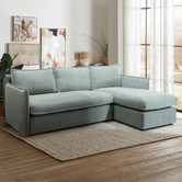 Temple &amp; Webster Thea 3 Seater Sofa with Reversible Chaise