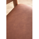 Temple &amp; Webster Mattia Curved Back Solid Beech Wood Dining Chair
