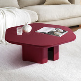 Temple &amp; Webster Merlot Premium Hex 90cm Coffee Table