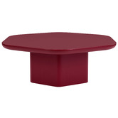 Temple &amp; Webster Merlot Premium Hex 90cm Coffee Table