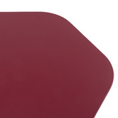 Temple &amp; Webster Merlot Premium Hex 90cm Coffee Table