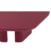 Temple &amp; Webster Merlot Premium Hex 90cm Coffee Table