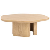 Temple &amp; Webster Premium Hex 90cm Coffee Table