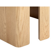 Temple &amp; Webster 120cm Premium Hex Marble-Look Dining Table
