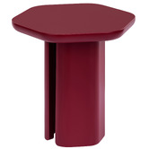 Temple &amp; Webster Merlot Premium Hex Side Table