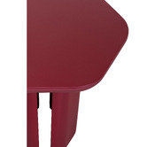 Temple &amp; Webster Merlot Premium Hex Side Table
