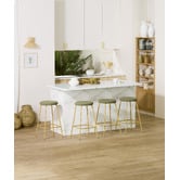 Temple &amp; Webster 68cm Nedda Boucle Bar Stools