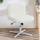 Temple &amp; Webster Camila Boucle Cross Legged Office Chair