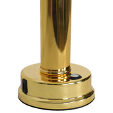 Temple &amp; Webster Thea Metal Cordless LED Touch Table Lamp