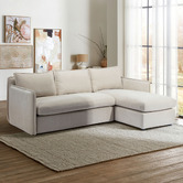 Temple &amp; Webster Thea 3 Seater Sofa with Reversible Chaise