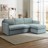 Temple &amp; Webster Thea 3 Seater Sofa with Reversible Chaise