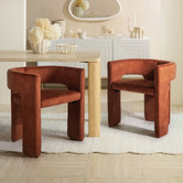Temple &amp; Webster Frederik Upholstered Dining Chairs