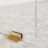 Temple &amp; Webster Blanca Glass Shower Screen