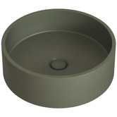 Temple &amp; Webster Clover 382mm Round Concrete Above Counter Basin