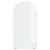 Temple &amp; Webster Blanca Arch Glass Shower Screen