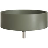 Temple &amp; Webster Clover 382mm Round Concrete Above Counter Basin