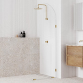 Temple &amp; Webster Blanca Arch Glass Shower Screen