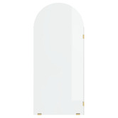 Temple &amp; Webster Blanca Arch Glass Shower Screen