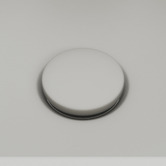 Temple &amp; Webster Clover 400mm Oval Concrete Above Counter Basin