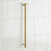 Temple &amp; Webster Leo Vertical Heated Towel Bar