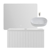 Temple &amp; Webster Belmont 900mm Vanity Package with Rectangle LED Mirror