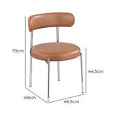 Temple &amp; Webster Conrad Upholstered Dining Chairs