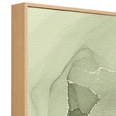 Temple &amp; Webster Ripple Abstract Framed Canvas Wall Art