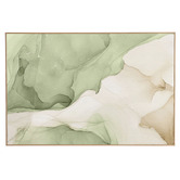 Temple &amp; Webster Ripple Abstract Framed Canvas Wall Art