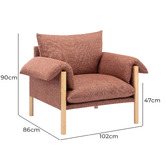 Temple &amp; Webster Nook Upholstered Armchair