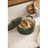 Temple &amp; Webster 4.3L Round Cast Iron Dutch Oven