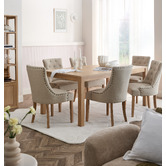 Temple &amp; Webster Beige Windsor Scoop Back Dining Chairs