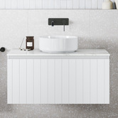 Temple &amp; Webster Belmont 900mm Wall Hung Single Vanity
