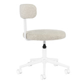 Temple &amp; Webster Conrad Boucle Office Chair