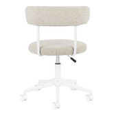 Temple &amp; Webster Conrad Boucle Office Chair