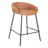 Temple &amp; Webster 64.5cm Elsa Upholstered Barstools