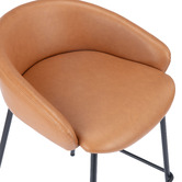 Temple &amp; Webster 64.5cm Elsa Upholstered Barstools