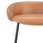 Temple &amp; Webster 64.5cm Elsa Upholstered Barstools