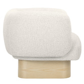 Temple &amp; Webster Natural Benji Swivel Armchair