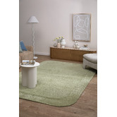 Temple &amp; Webster Green Aubrey Hand-Tufted Wool-Blend Rug