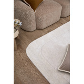 Temple &amp; Webster Cream Aubrey Hand-Tufted Wool-Blend Rug