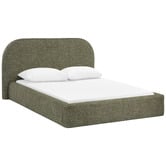 Temple &amp; Webster Emery Upholstered Bed