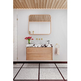 Temple &amp; Webster Bronte 900mm Rectangular Mirrored Shaving Cabinet