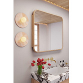 Temple &amp; Webster Bronte 900mm Rectangular Mirrored Shaving Cabinet