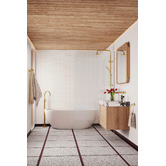 Temple &amp; Webster Blanca Glass Shower Screen