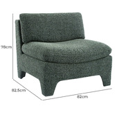 Temple &amp; Webster Claude Upholstered Accent Chair