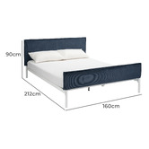 Temple &amp; Webster Navy Montauk Queen Bed