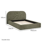 Temple &amp; Webster Emery Upholstered Bed