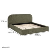 Temple &amp; Webster Emery Upholstered Bed