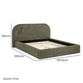 Temple &amp; Webster Emery Upholstered Bed